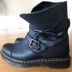 Dr. Marten Ankle Boots Size 8 with 2 buckles